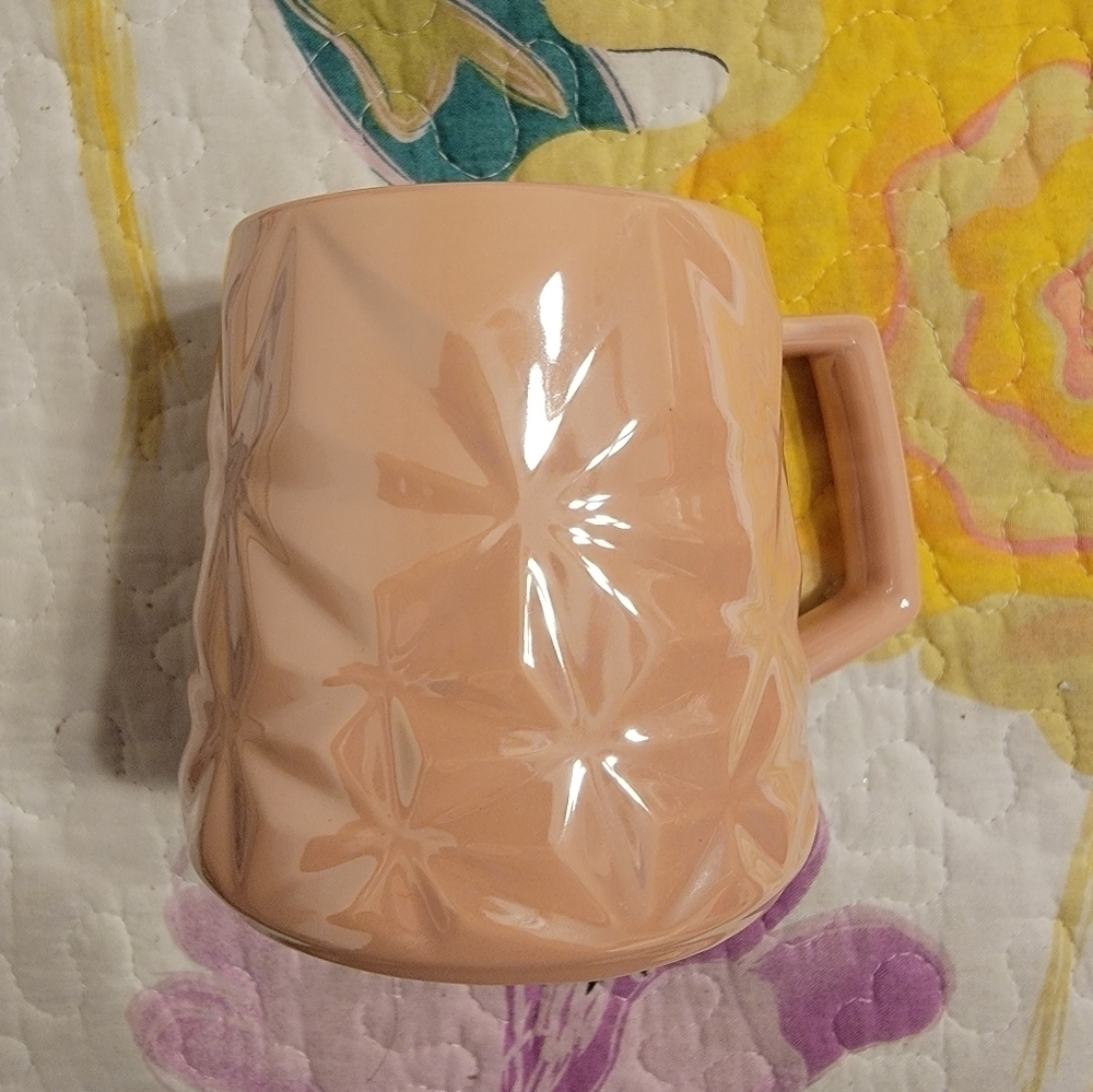 NWT Starbucks 2023 Prism Blush Pink Coffee Mug, 14 oz